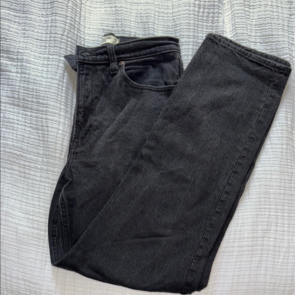 Abercrombie Ultra High Rise 90’s Straight Curve Love Denim Jeans